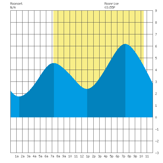 Dolgoi Island tide chart for Sunday, August 11, 2024