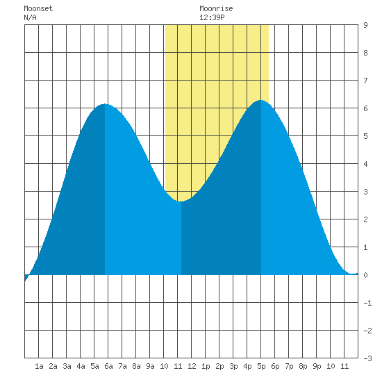 Dolgoi Island tide chart for Saturday, January 4, 2025