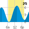 Duck Island tide chart for Sunday, August 25, 2024