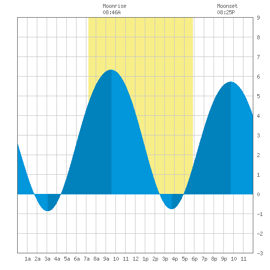 Duck Island tide chart for Friday, January 31, 2025