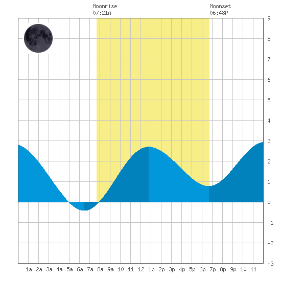 Dunedin tide chart for Thursday, November 4, 2021