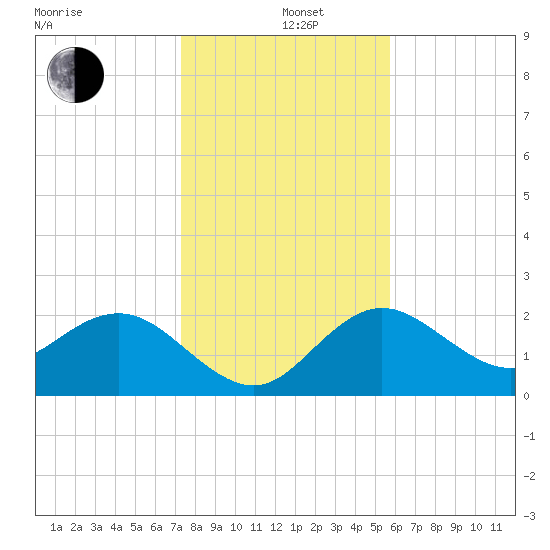 Dunedin tide chart for Sunday, December 26, 2021