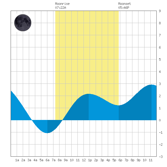 Dunedin tide chart for Sunday, January 2, 2022
