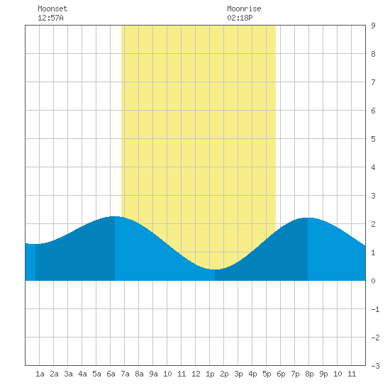 Dunedin tide chart for Sunday, November 10, 2024