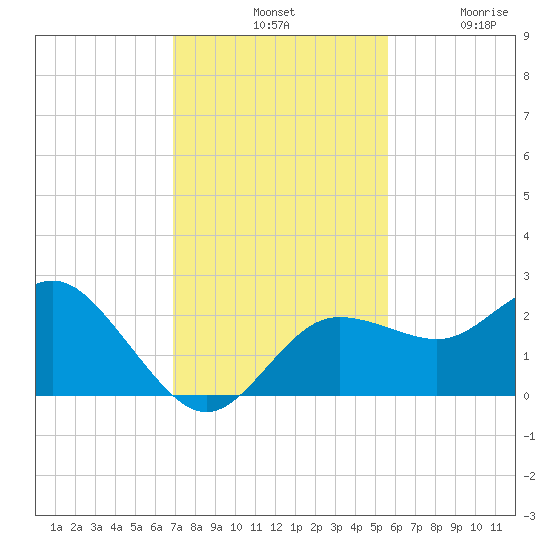 Dunedin tide chart for Tuesday, November 19, 2024