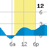 Dunedin tide chart for Sunday, January 12, 2025