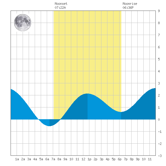 Dunedin tide chart for Wednesday, February 12, 2025