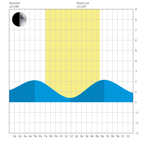 Dunedin tide chart for Friday, November 28, 2025