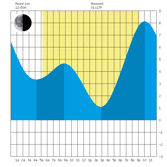 Dungeness tide chart for Friday, June 28, 2024