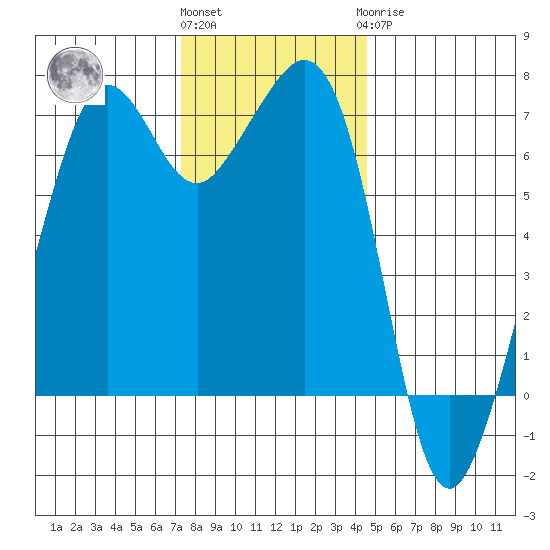 Dungeness tide chart for Friday, November 15, 2024