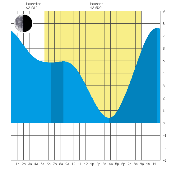 Dungeness tide chart for Tuesday, May 20, 2025