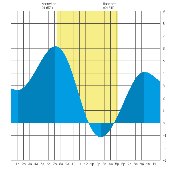 Ano Nuevo tide chart for Sunday, January 10, 2021