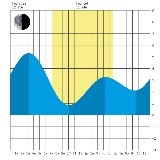 Ano Nuevo tide chart for Thursday, February 4, 2021