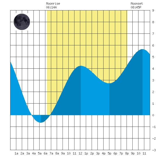 Ano Nuevo tide chart for Sunday, August 8, 2021