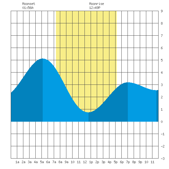 Ano Nuevo tide chart for Tuesday, January 11, 2022