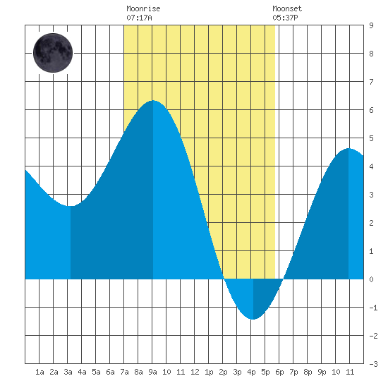 Ano Nuevo tide chart for Friday, February 9, 2024