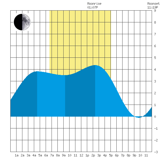 Ano Nuevo tide chart for Friday, November 8, 2024