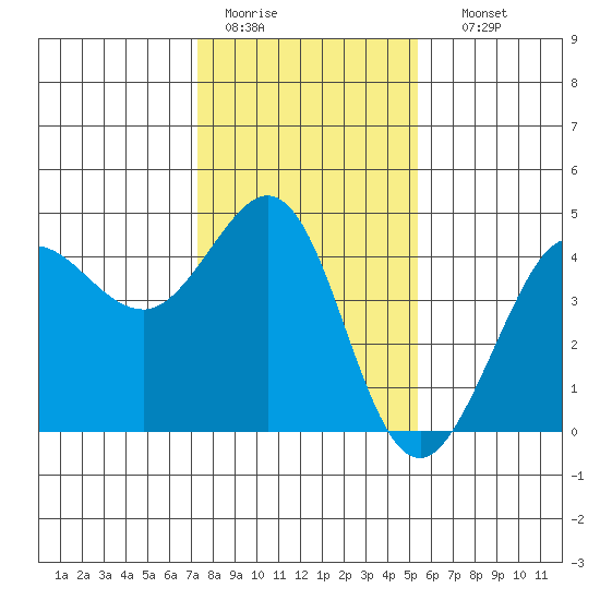 Ano Nuevo tide chart for Tuesday, January 20, 2026