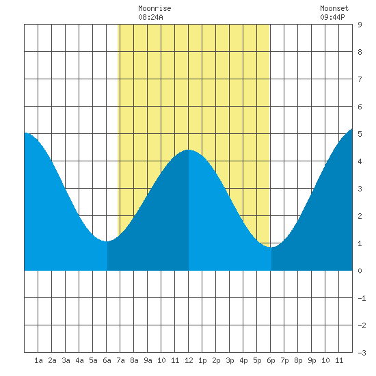 Ano Nuevo tide chart for Friday, February 20, 2026