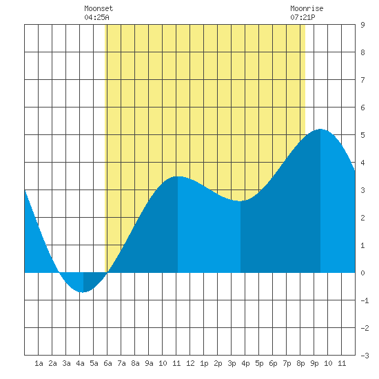 Ano Nuevo tide chart for Friday, May 29, 2026