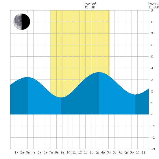 Dupont tide chart for Friday, November 22, 2024
