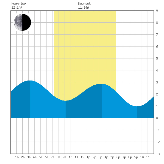 Dupont tide chart for Tuesday, January 21, 2025