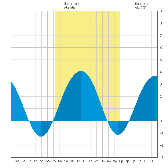 Dupont tide chart for Friday, January 31, 2025