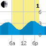 Dupont tide chart for Friday, August 1, 2025