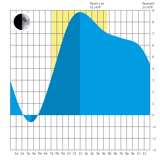 Echo Bay tide chart for Friday, November 8, 2024