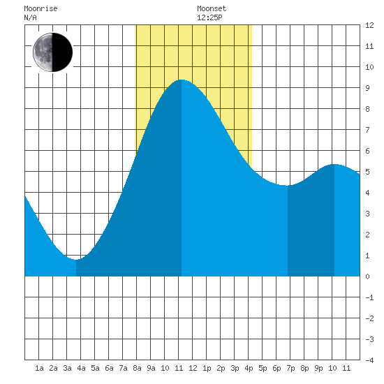 Echo Bay tide chart for Thursday, December 11, 2025