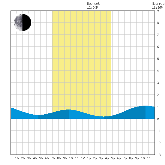 Edgewater tide chart for Friday, November 22, 2024
