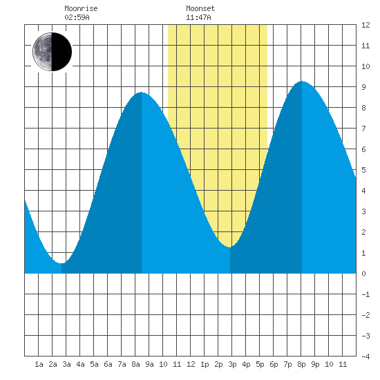 Apokak Creek Entrance tide chart for Tuesday, January 21, 2025