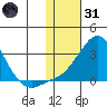 Apoon Mouth tide chart for Monday, January 31, 2022