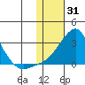 Apoon Mouth tide chart for Saturday, January 31, 2026