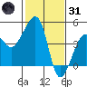 Elkhorn tide chart for Monday, January 31, 2022