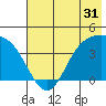 Explorer Bay tide chart for Sunday, May 31, 2026