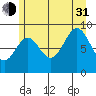Falcon Arm tide chart for Saturday, July 31, 2021