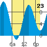 Falcon Arm tide chart for Monday, August 23, 2021