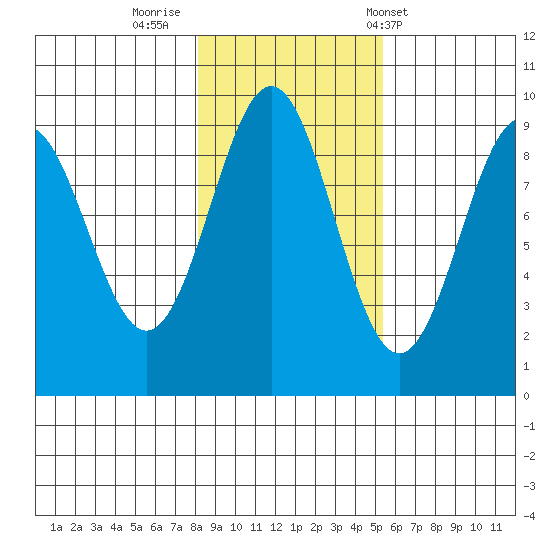 Falcon Arm tide chart for Tuesday, October 29, 2024