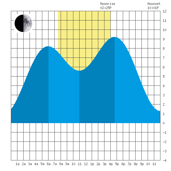 Falcon Arm tide chart for Friday, November 8, 2024