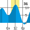 Falcon Arm tide chart for Tuesday, December 31, 2024