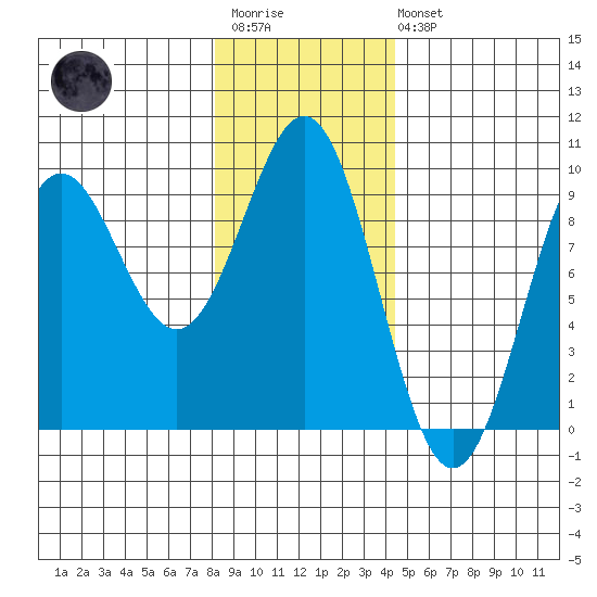 Falcon Arm tide chart for Wednesday, January 29, 2025