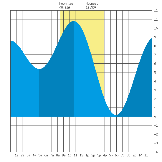 Falcon Arm tide chart for Friday, January 16, 2026