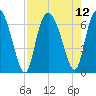 Fields Cut tide chart for Thursday, August 12, 2021