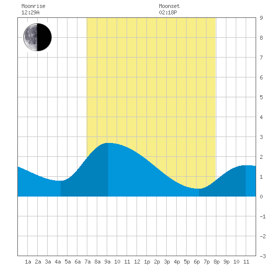 Flamingo tide chart for Friday, August 19, 2022