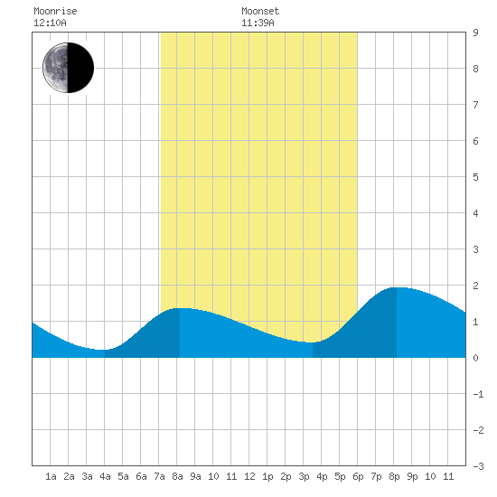 Flamingo tide chart for Tuesday, January 21, 2025