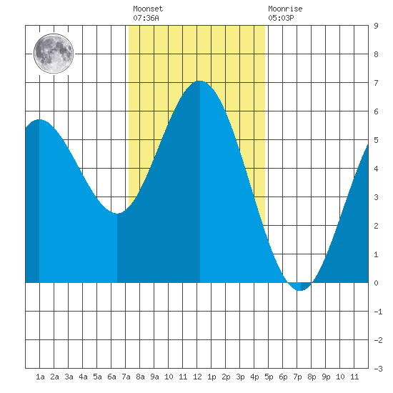 Florence tide chart for Friday, November 19, 2021