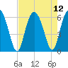 Fort Fremont tide chart for Thursday, August 12, 2021