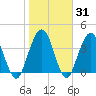 Fort George Island tide chart for Friday, January 31, 2025