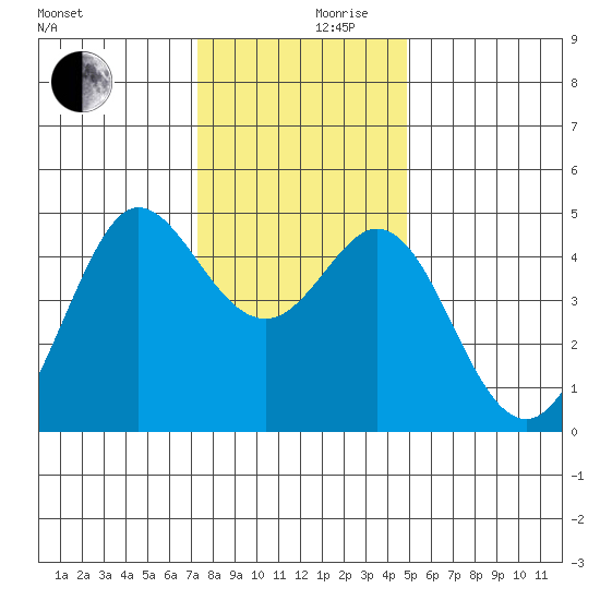 Fort Ross tide chart for Friday, December 10, 2021